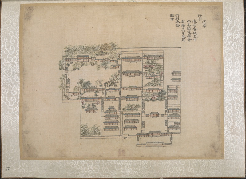 《乾隆南巡驻跸图-21》清代钱维城高清中国画作品 清代-第1张