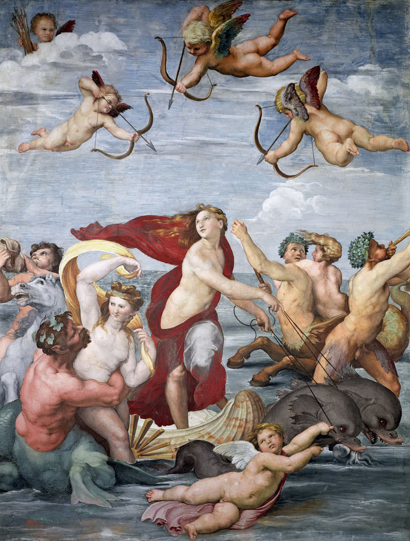 A003012《伽拉忒亚》意大利画家拉斐尔高清作品 意大利-第1张