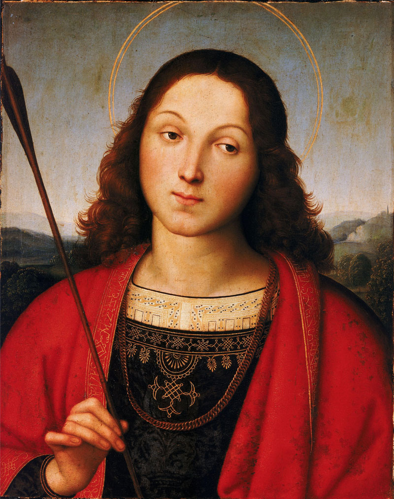 A003037《圣塞巴斯蒂安》意大利画家拉斐尔高清作品 意大利-第1张