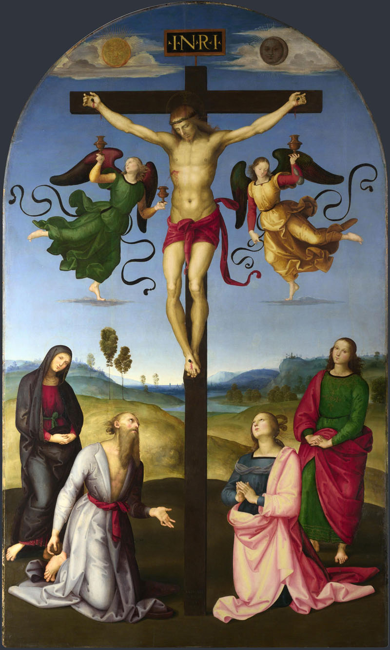 A003038《耶稣受难》意大利画家拉斐尔高清作品 意大利-第1张