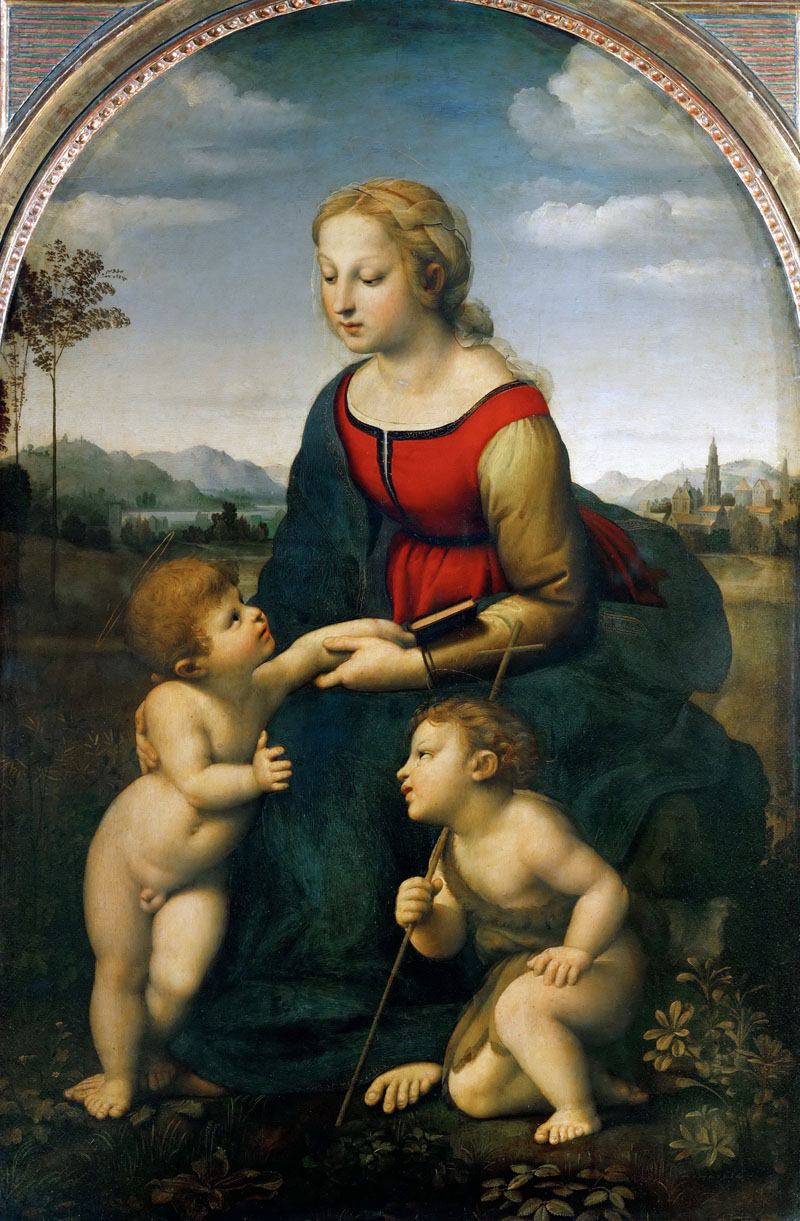 A003044《美丽的加迪涅尔》意大利画家拉斐尔高清作品 意大利-第1张
