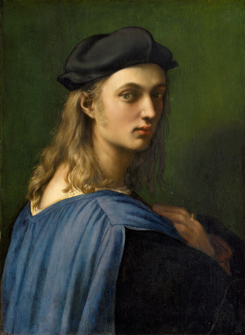 A003048《宾多·阿托维蒂的肖像》意大利画家拉斐尔高清作品 意大利-第1张