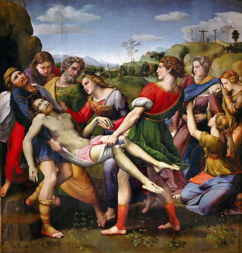 A003051《入葬》意大利画家拉斐尔高清作品 意大利-第1张