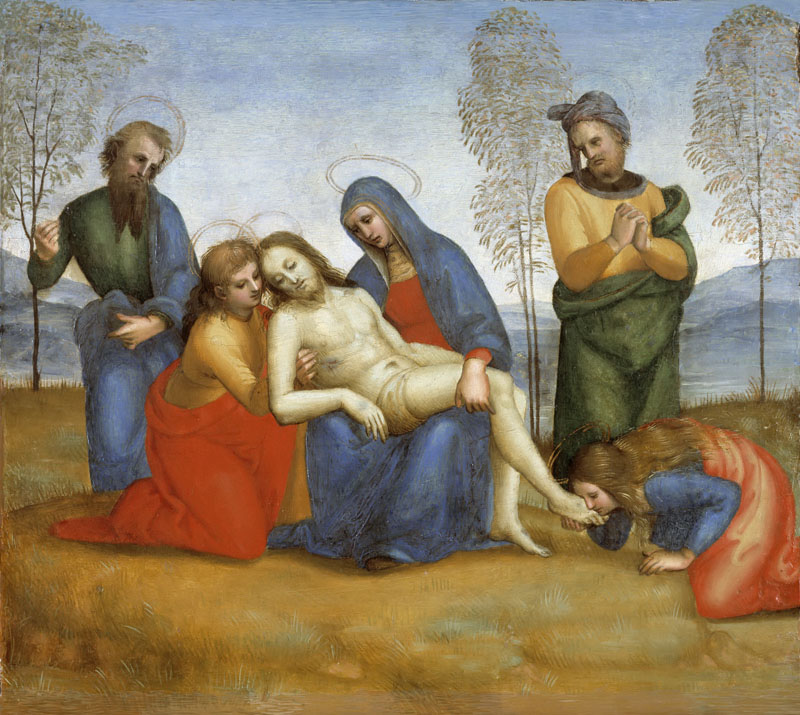 A003059《圣母怜子》意大利画家拉斐尔高清作品 意大利-第1张