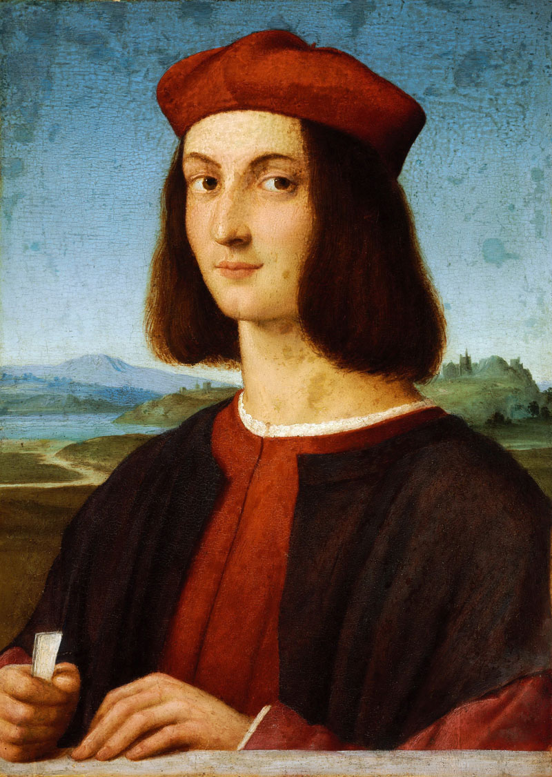 A003062《彼得罗·本博的肖像》意大利画家拉斐尔高清作品 意大利-第1张