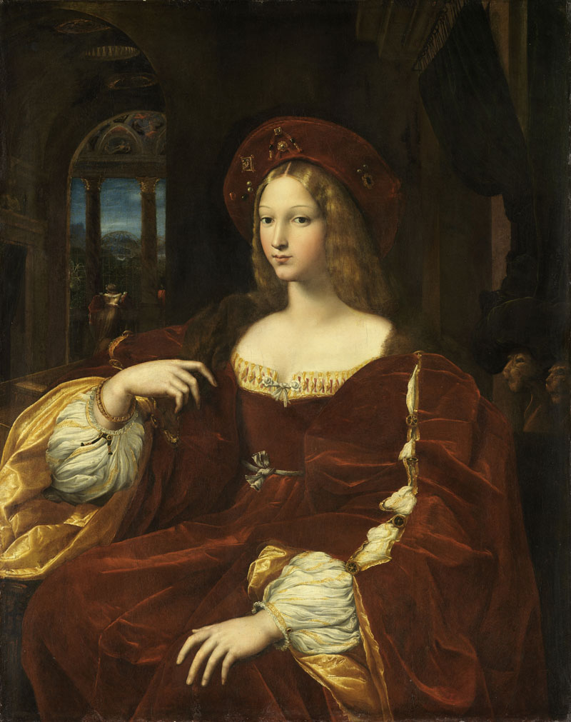 A003064《阿拉贡的乔安娜》意大利画家拉斐尔高清作品 意大利-第1张