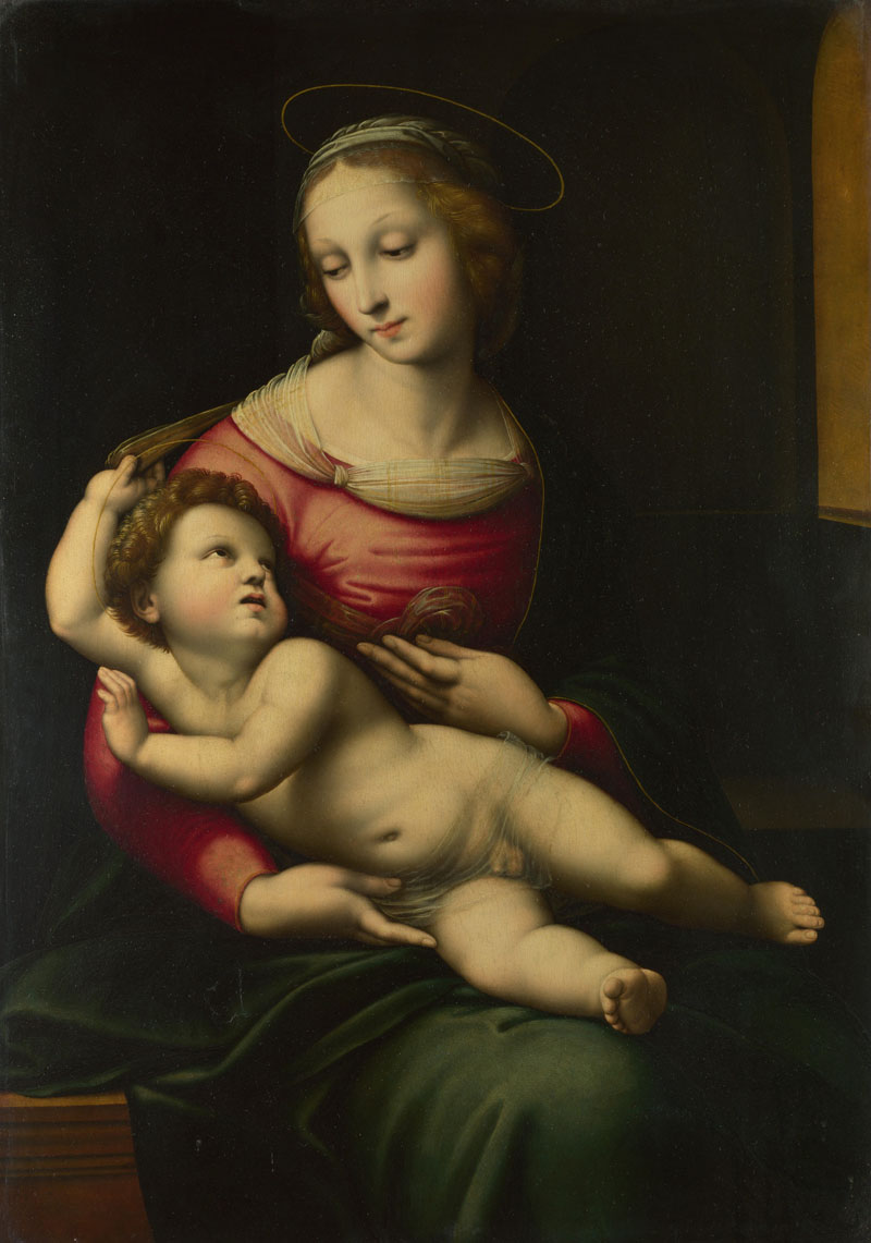A003065《布里奇沃特圣母》意大利画家拉斐尔高清作品 意大利-第1张