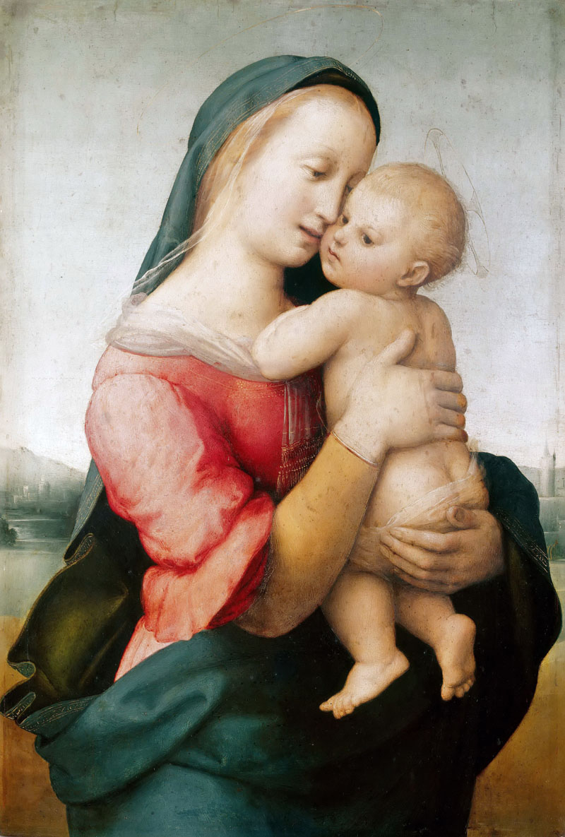 A003077《坦比圣母》意大利画家拉斐尔高清作品 意大利-第1张
