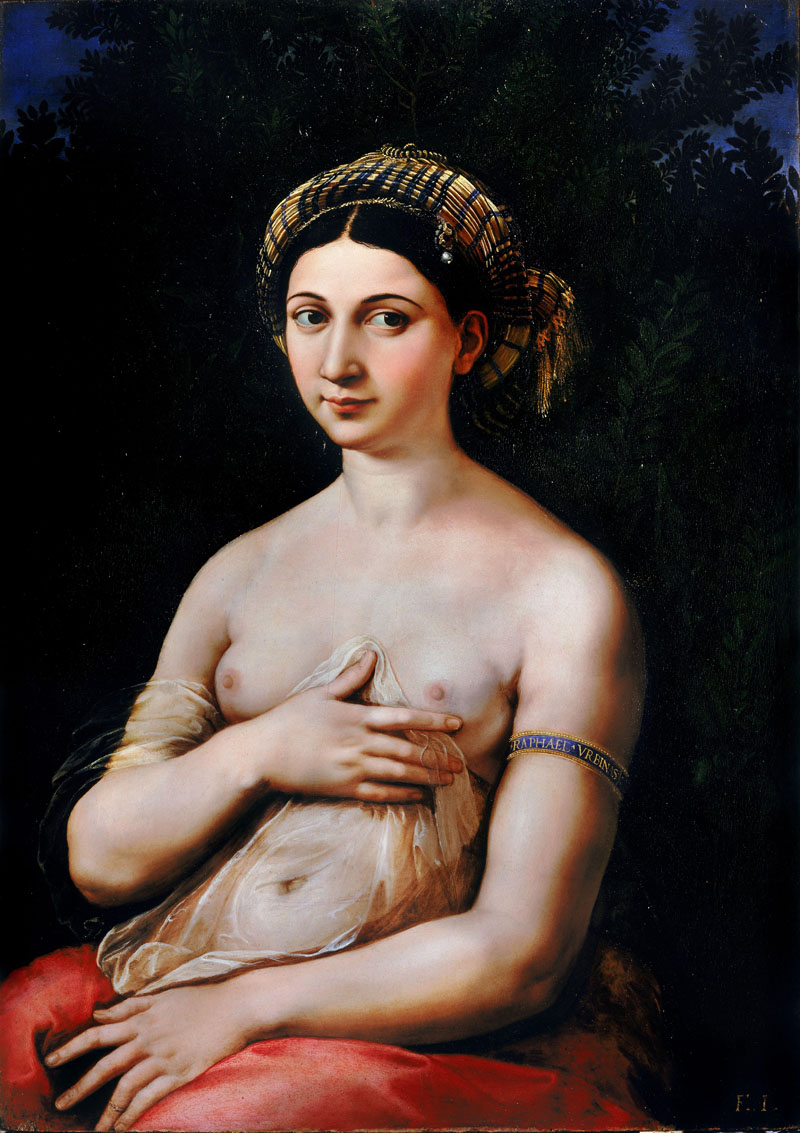 A003078《年轻女子像（拉芙娜·莉娜）》意大利画家拉斐尔高清作品 意大利-第1张
