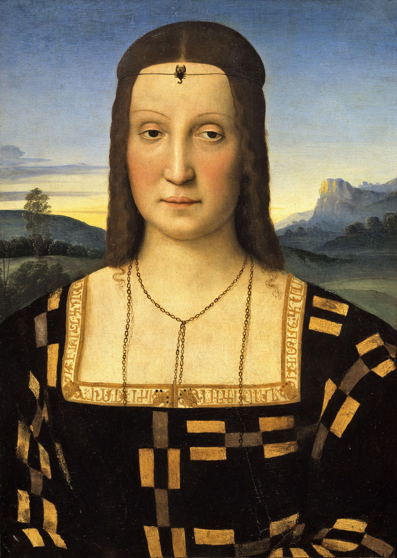 A003080《伊丽莎白·冈萨加》意大利画家拉斐尔高清作品 意大利-第1张