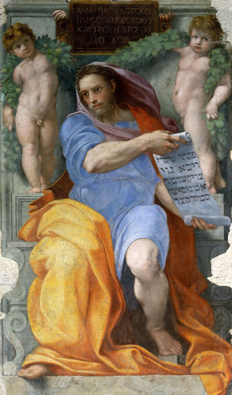 A003082《先知以赛亚》意大利画家拉斐尔高清作品 意大利-第1张