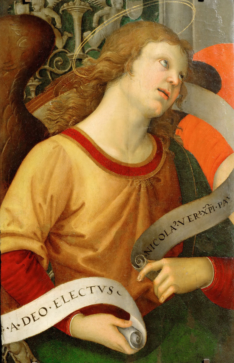 A003084《天使，托伦蒂诺的圣尼古拉斯》意大利画家拉斐尔高清作品 意大利-第1张