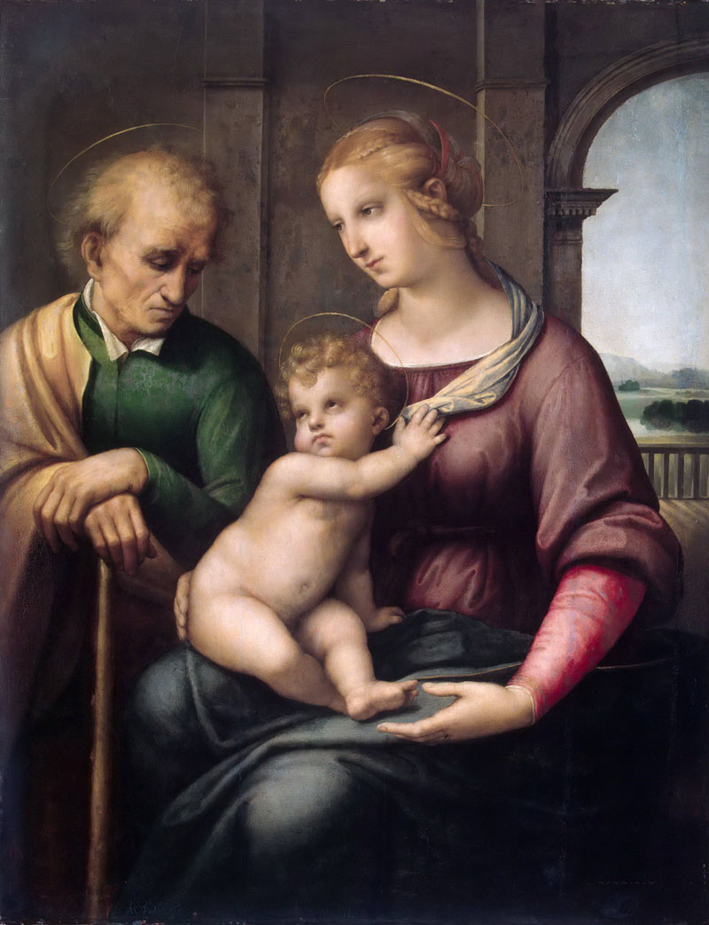 A003092《圣家族》意大利画家拉斐尔高清作品 意大利-第1张