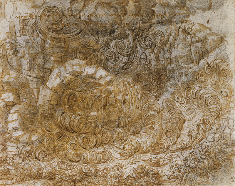 A004015《自然灾害》意大利画家达芬奇高清作品 意大利-第1张