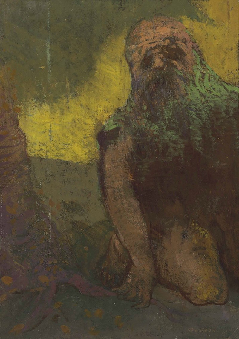 A012059《作品40》法国画家奥蒂诺·雷东高清作品 油画-第1张