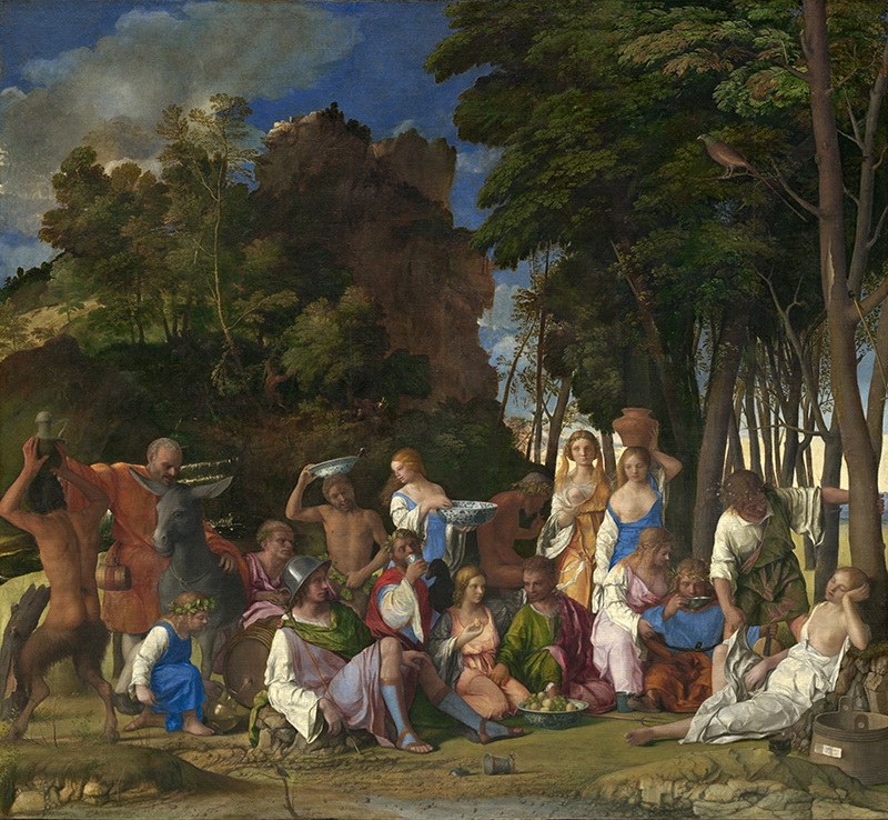 A013032《诸神之宴》意大利画家提香·韦切利奥高清作品 意大利-第1张