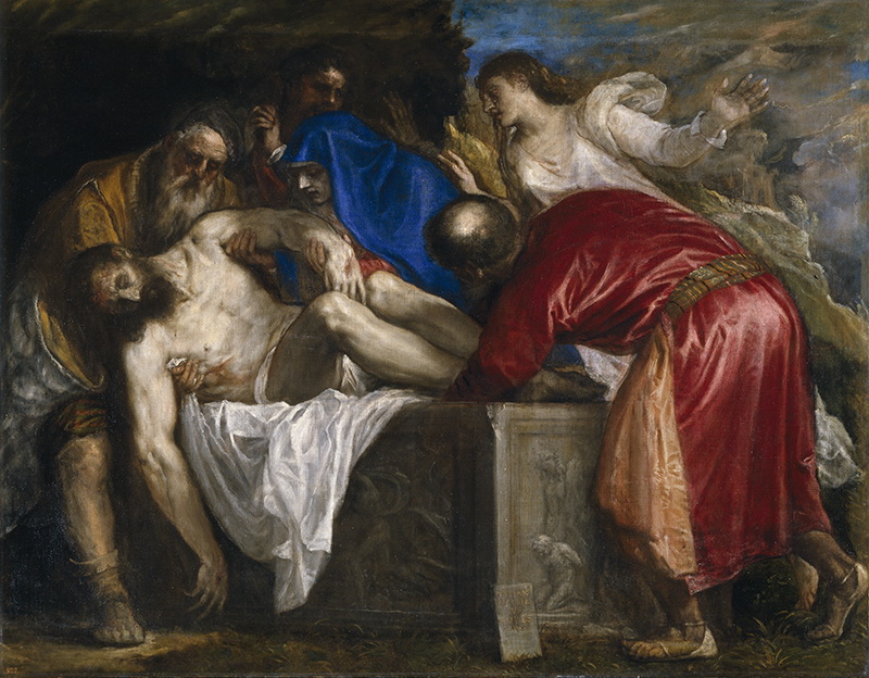 A013041《圣洛朗的殉难》意大利画家提香·韦切利奥高清作品 意大利-第1张