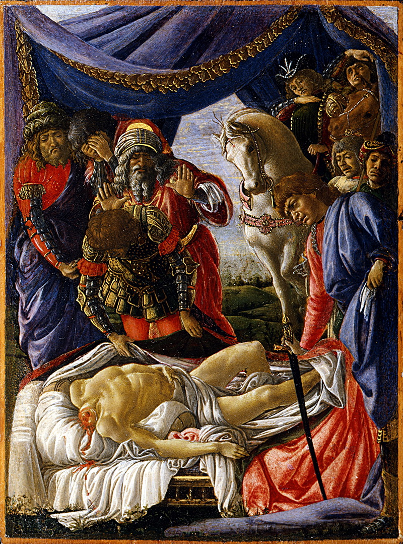 A016014《发现赫洛弗尼斯的尸体》意大利画家桑德罗·波提切利高清作品 意大利-第1张