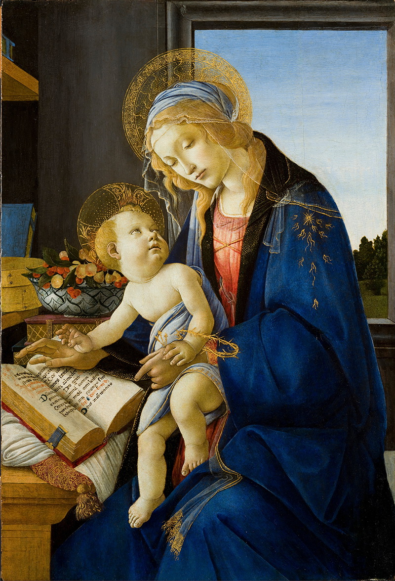 A016020《圣母与圣婴》意大利画家桑德罗·波提切利高清作品 意大利-第1张