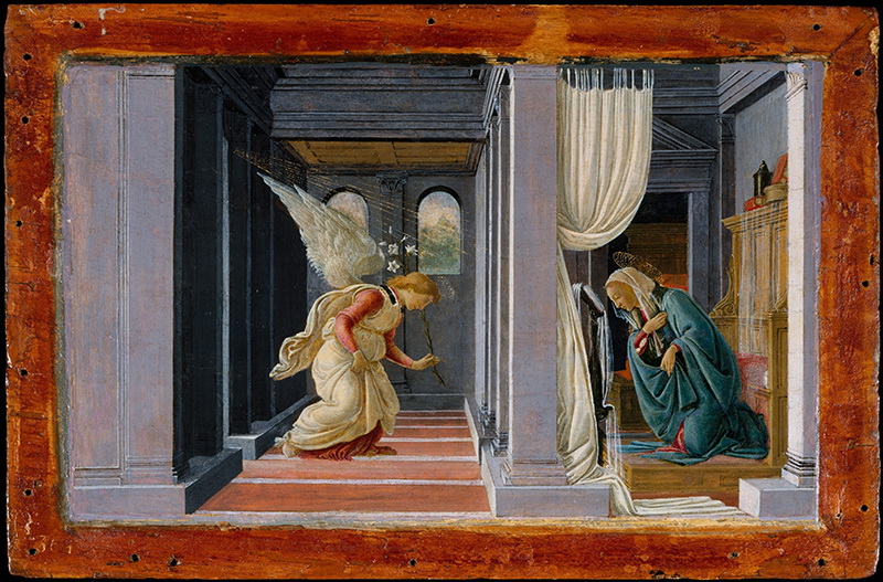 A016034《天使报喜》意大利画家桑德罗·波提切利高清作品 意大利-第1张