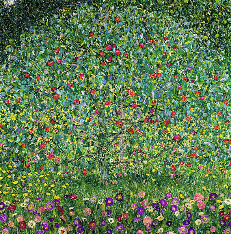 A017024《苹果树》奥地利画家古斯塔夫·克里姆特高清作品 奥地利-第1张