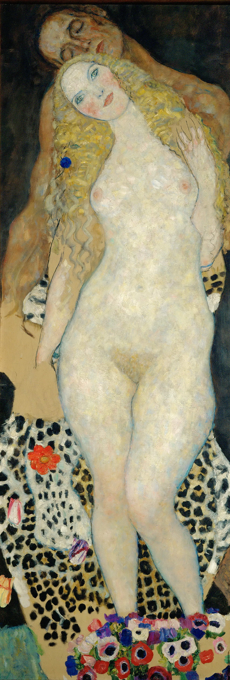 A017061《亚当与夏娃》奥地利画家古斯塔夫·克里姆特高清作品 奥地利-第1张