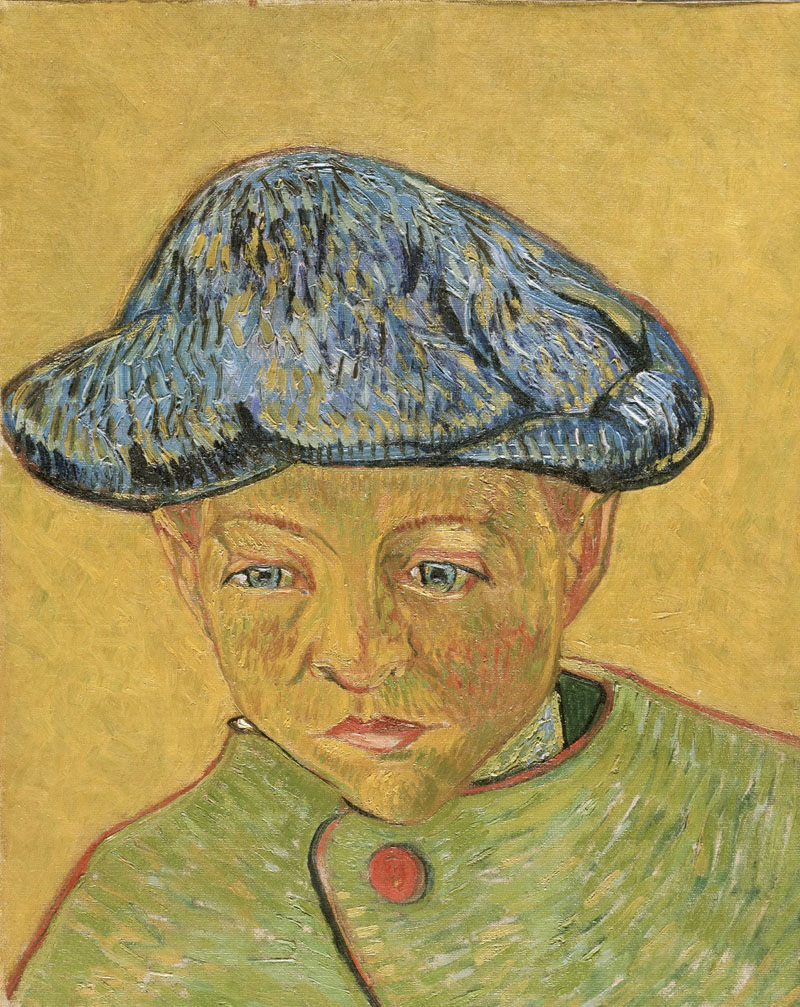 A001080《卡米尔·鲁林的肖像》荷兰画家文森特·梵高高清作品 油画-第1张