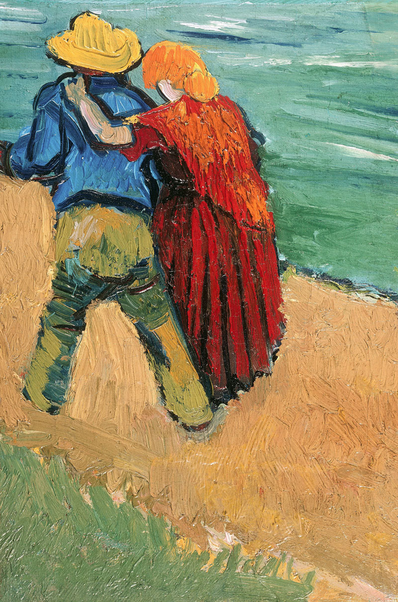 A001087《两个情人》荷兰画家文森特·梵高高清作品 油画-第1张
