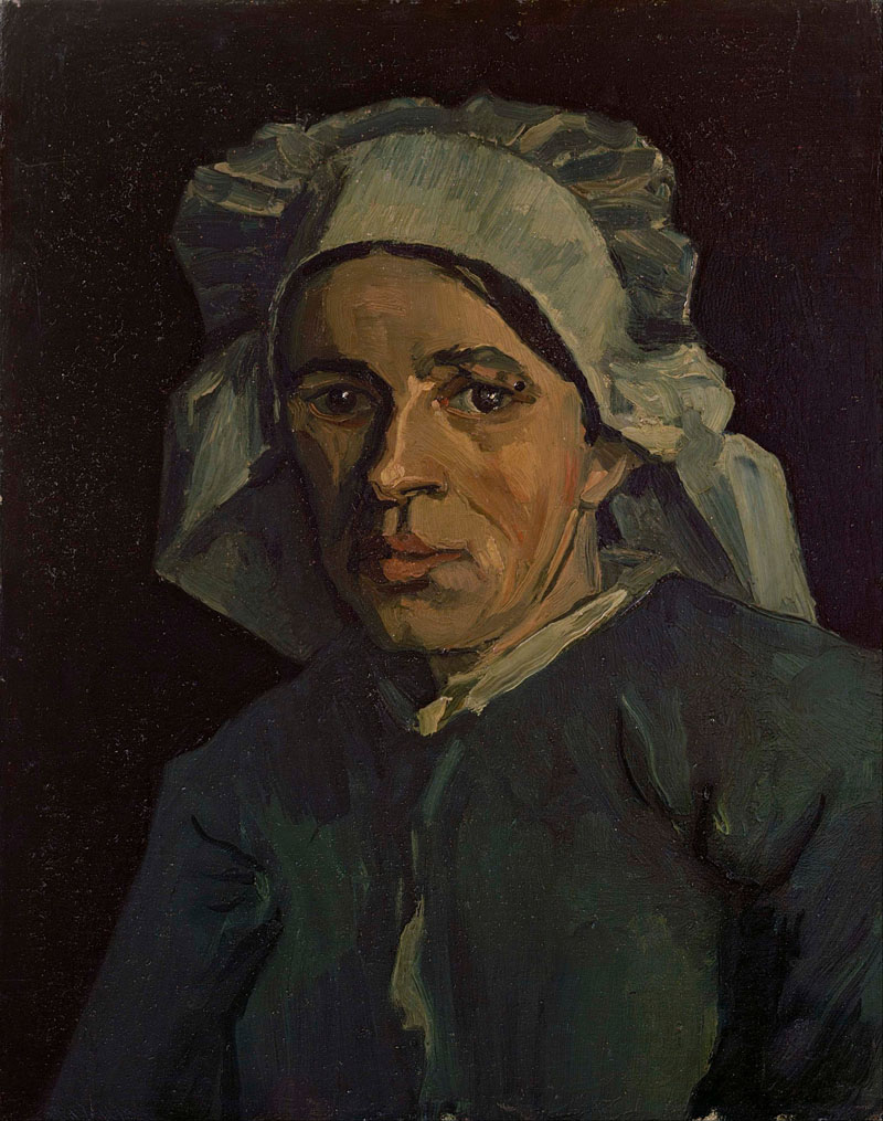A001112《女子肖像》荷兰画家文森特·梵高高清作品 油画-第1张