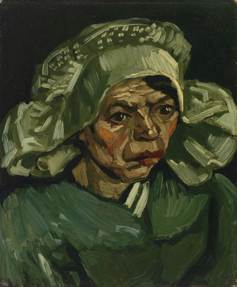 A001116《女子肖像》荷兰画家文森特·梵高高清作品 油画-第1张