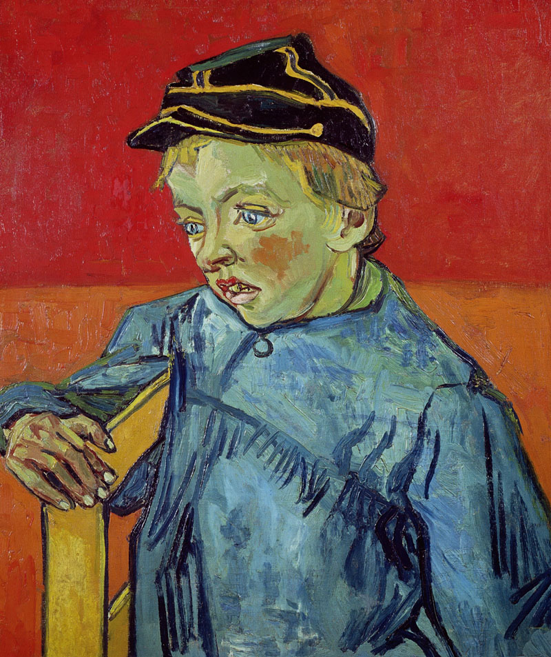 A001146《学童卡米尔·鲁林》荷兰画家文森特·梵高高清作品 油画-第1张