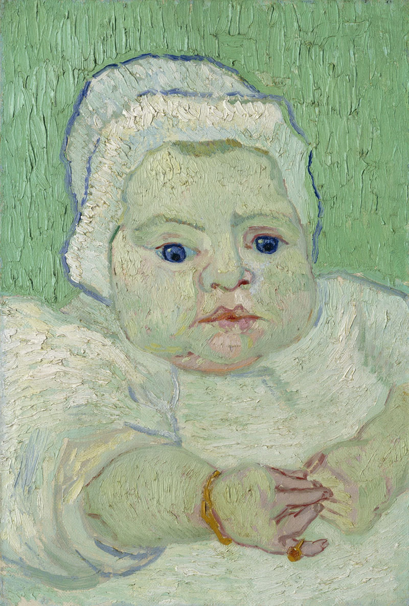 A001157《婴儿玛赛尔·鲁林》荷兰画家文森特·梵高高清作品 油画-第1张