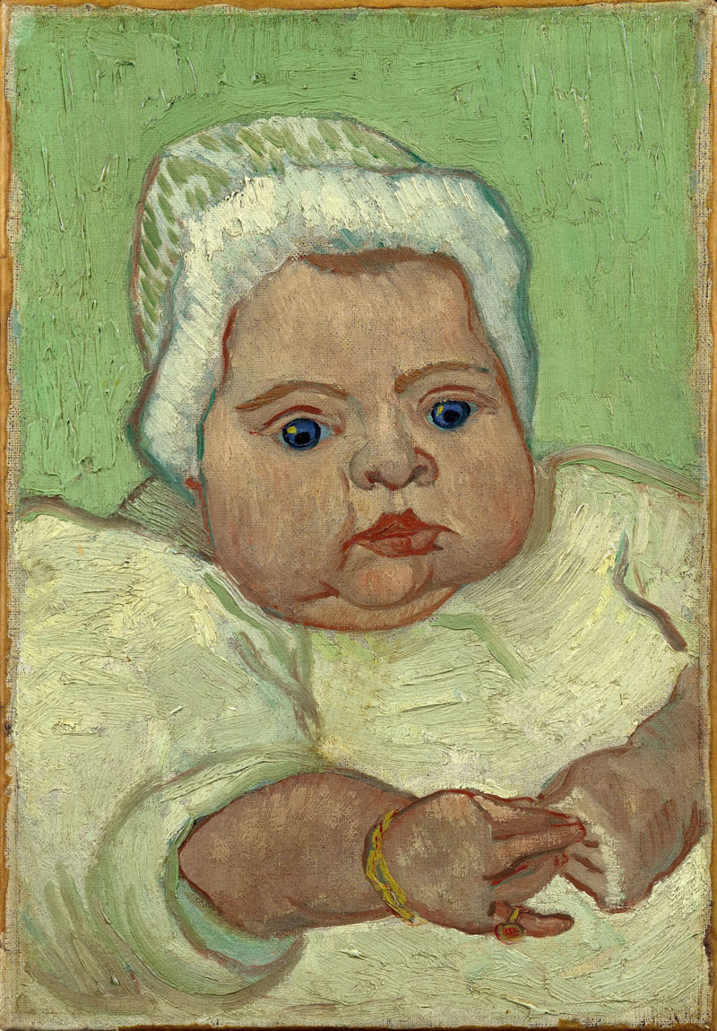 A001158《婴儿玛赛尔·鲁林》荷兰画家文森特·梵高高清作品 油画-第1张