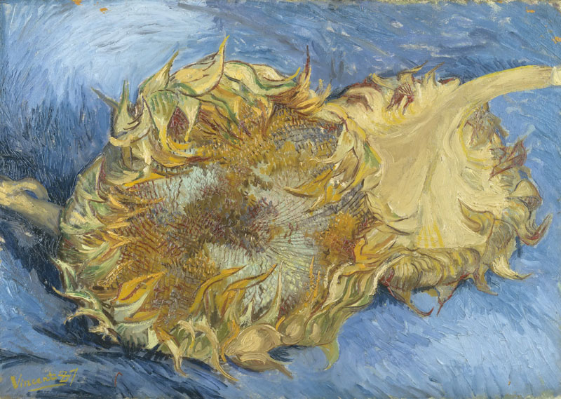 A001261《向日葵 》荷兰画家文森特·梵高高清作品 油画-第1张