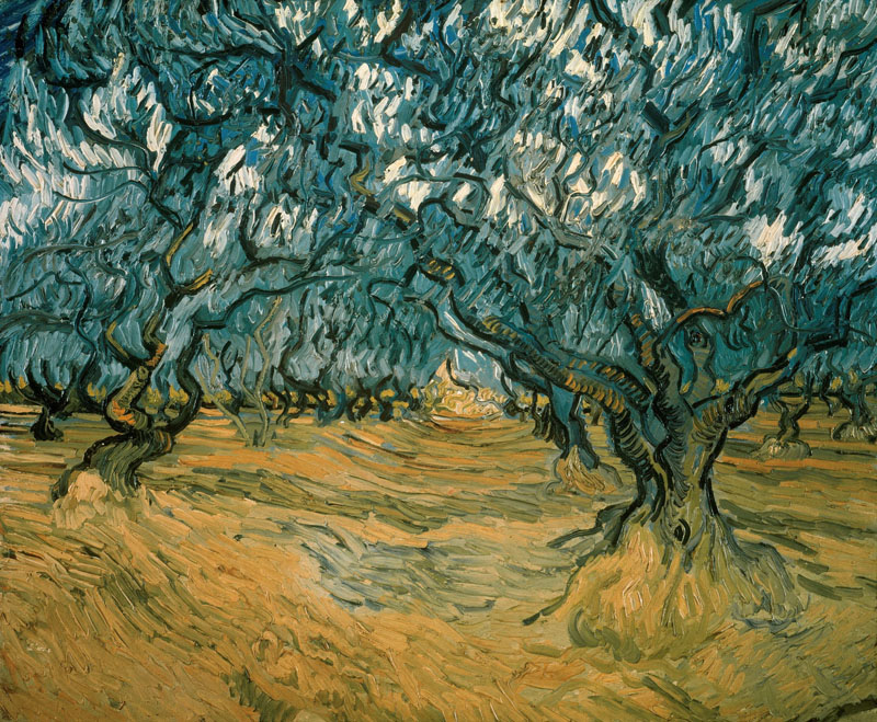 A001360《橄榄树》荷兰画家文森特·梵高高清作品 油画-第1张