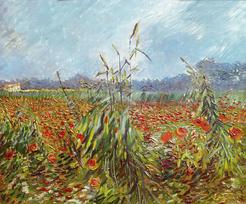 A001413《绿色的麦穗》荷兰画家文森特·梵高高清作品 油画-第1张
