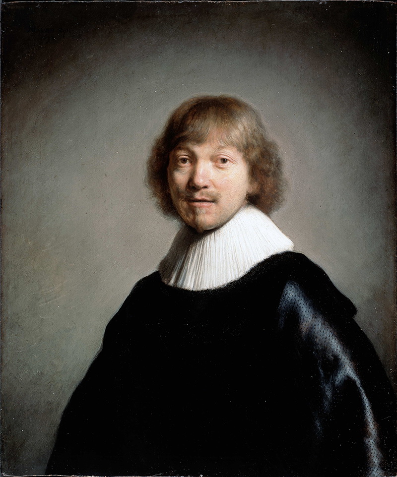 A005038《雅各布三世的肖像》荷兰画家伦勃朗高清作品 油画-第1张