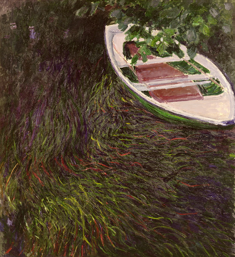 A002002《划艇》法国画家克劳德·莫奈高清作品 油画-第1张