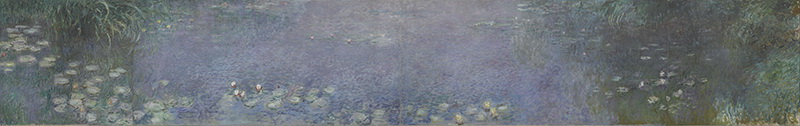 A002102《睡莲》法国画家克劳德·莫奈高清作品 油画-第1张