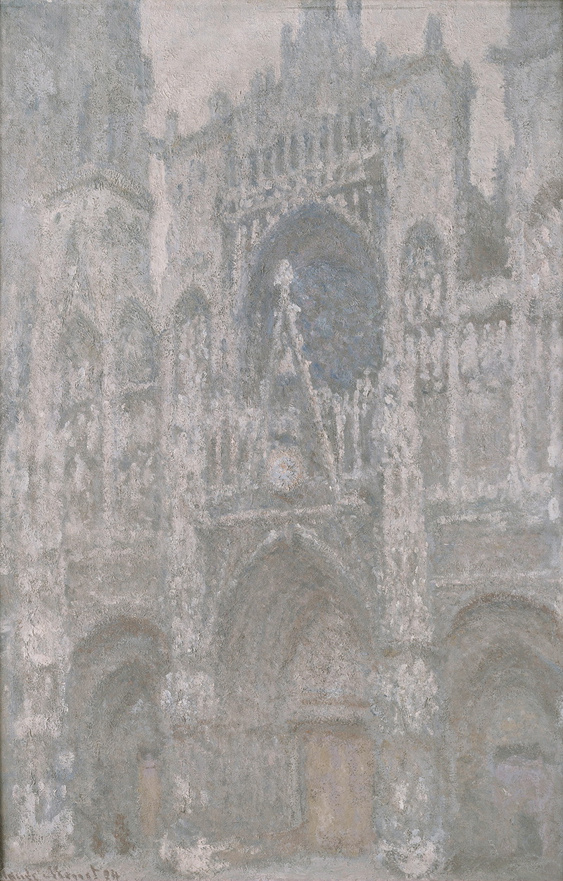 A002185《圣鲁昂大教堂》法国画家克劳德·莫奈高清作品 油画-第1张