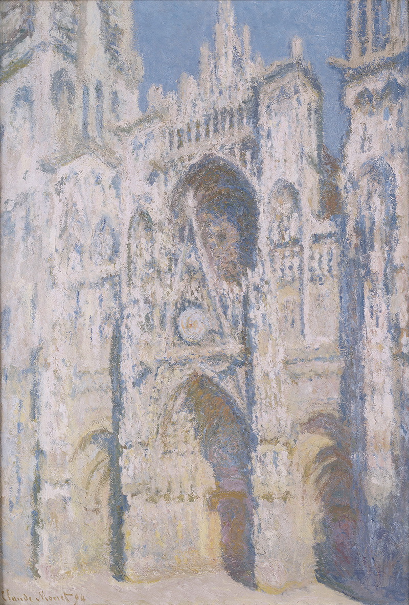 A002191《圣鲁昂大教堂》法国画家克劳德·莫奈高清作品 油画-第1张