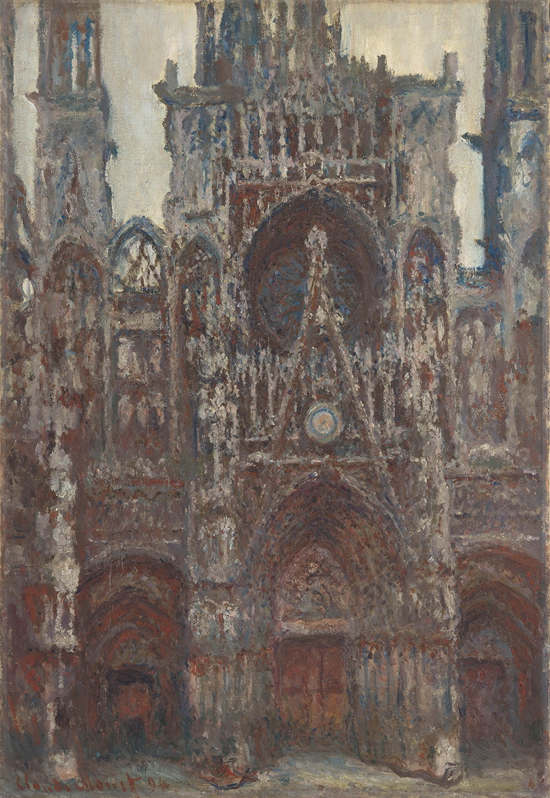 A002203《鲁昂大教堂》法国画家克劳德·莫奈高清作品 油画-第1张