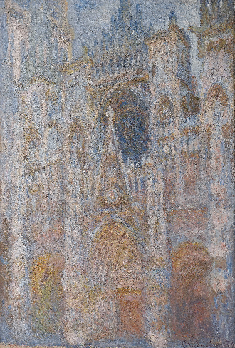 A002299《圣鲁昂大教堂》法国画家克劳德·莫奈高清作品 油画-第1张