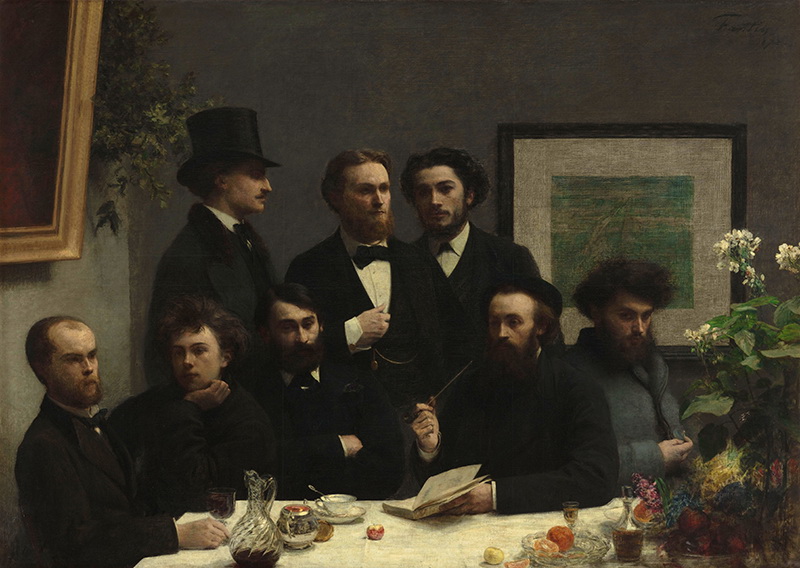 A010004《桌子的角落》法国画家方丹·拉图尔高清作品 油画-第1张