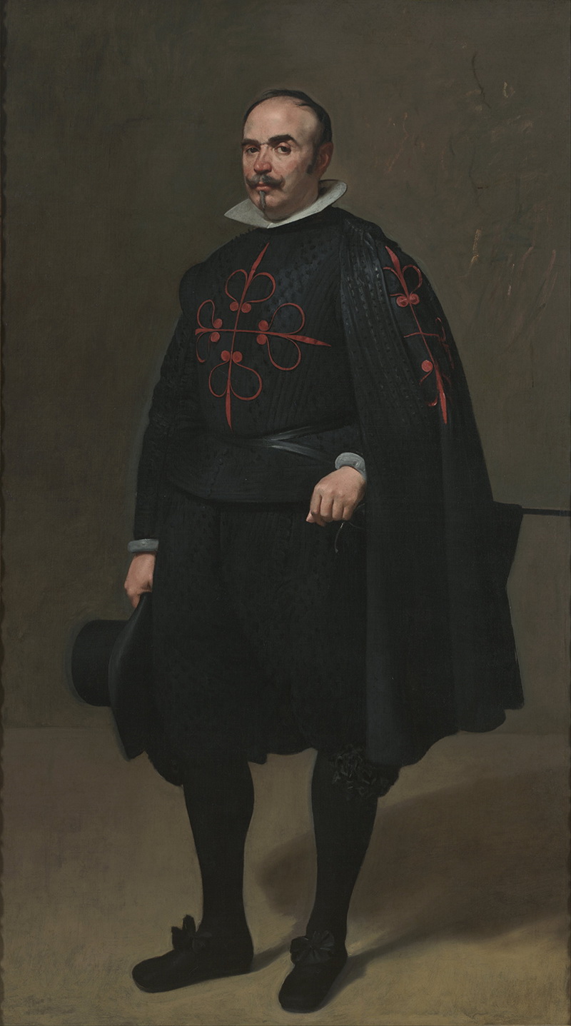 A021005《 巴维拉那肖像》 西班牙画家委拉斯凯兹高清作品 油画-第1张