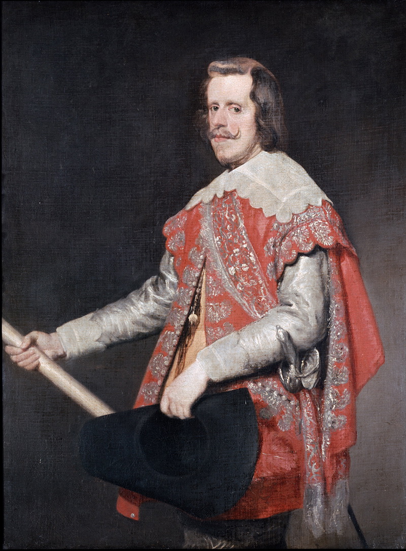 A021011《穿着军装的菲利普四世》  西班牙画家委拉斯凯兹高清作品 油画-第1张