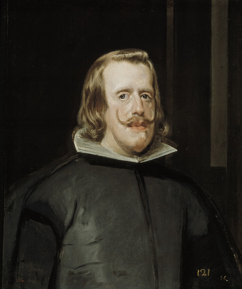 A021040《菲利浦四世的肖像黑衣》西班牙画家委拉斯凯兹高清作品 油画-第1张