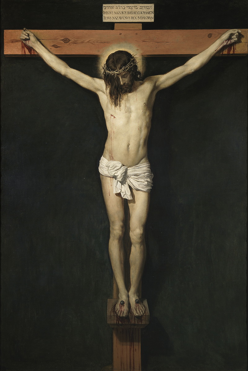 A021061《耶稣受难》西班牙画家委拉斯凯兹高清作品 油画-第1张
