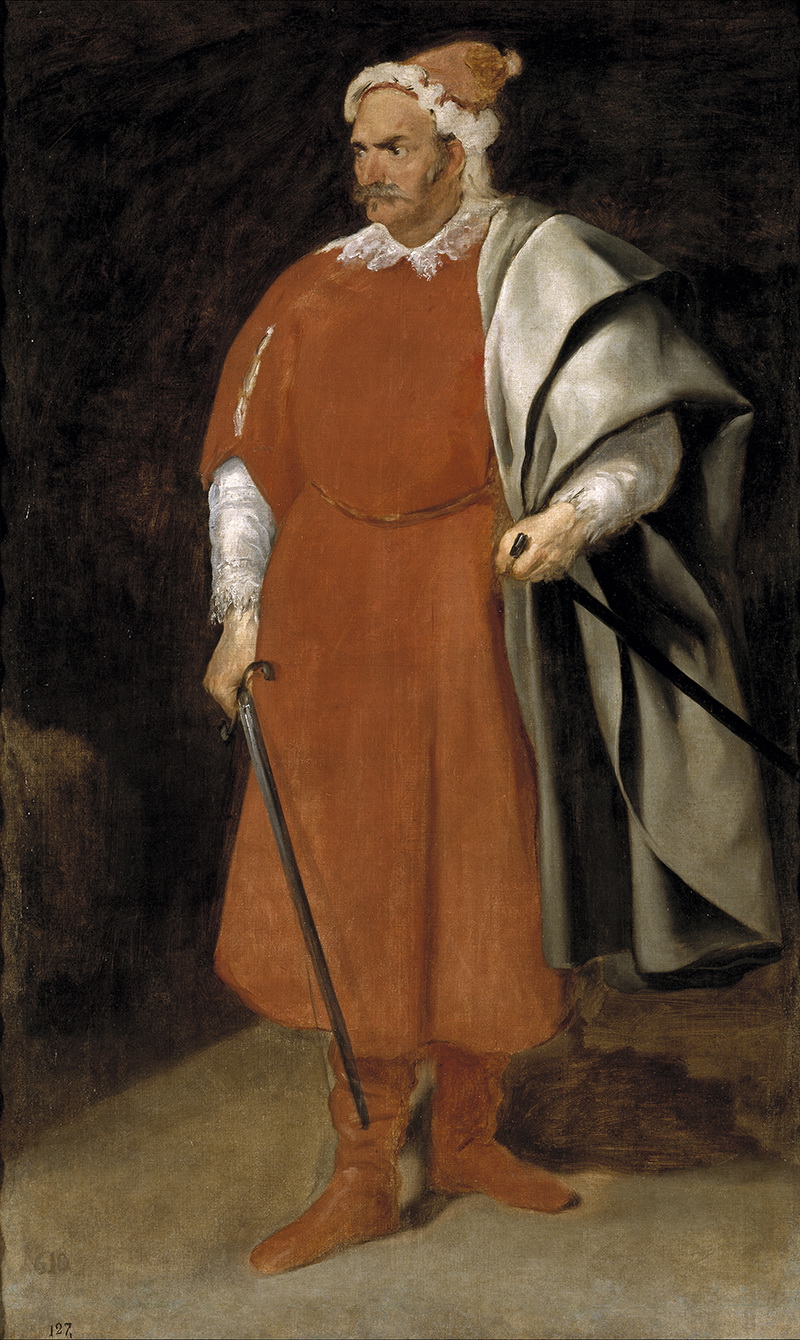 A021068《圣克里斯托·卡斯塔涅达·y·佩尼亚的画像》西班牙画家委拉斯凯兹高清作品 油画-第1张