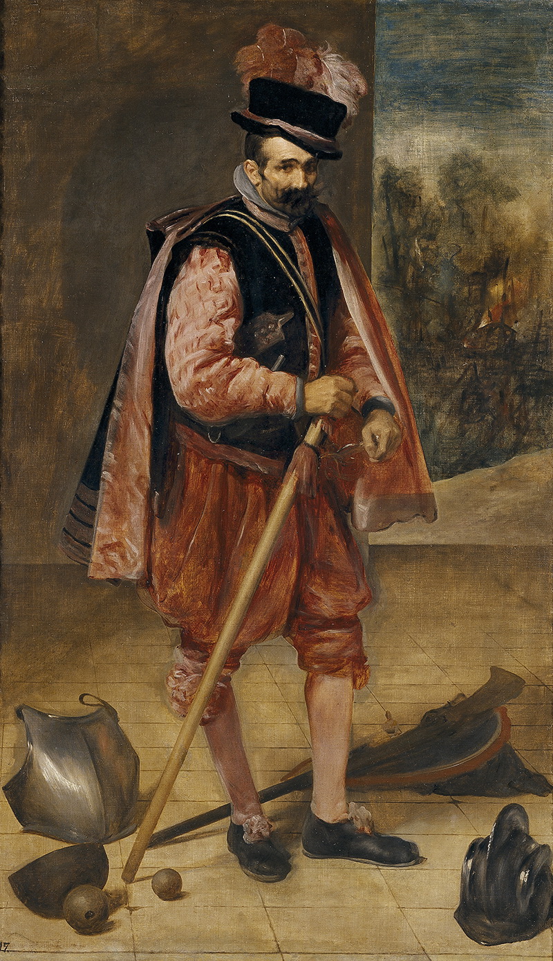 A021070《 小丑胡安·德·奥地利的画像》西班牙画家委拉斯凯兹高清作品 油画-第1张